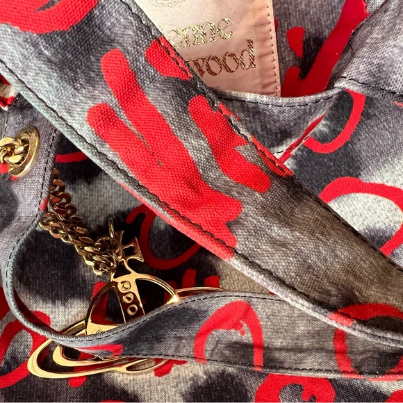 Vivienne Westwood large tote bag with a big logo ORB drop - Picture 15 of 16